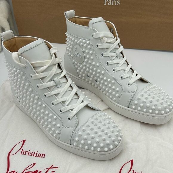 Christian Louboutin Other - Men’s Christian Louboutin all over spikes high top sneakers size 44 made Italy